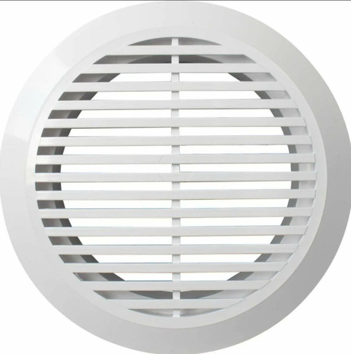 Решетка круглая 150 мм с фланцем