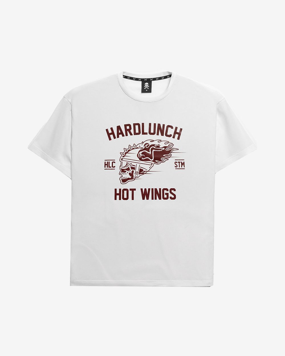 Футболка Hardlunch оверсайз Hot wings белая