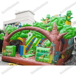 Надувной батут "Веселые джунгли"