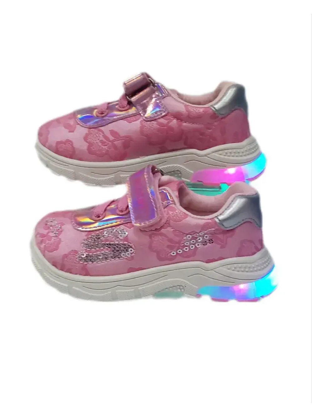 Кроссовки для девочки светящиеся