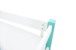 Детская кровать тахта Бельмарко Svogen мятно-белый динозаврики