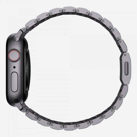 Ремешок Nomad Aluminum Band SPACE GRAY - Apple Watch 7 (45mm)/6/SE/5/4 (44mm)/3/2/1 (42mm), серый космос