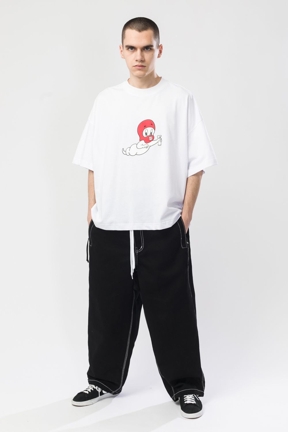 Футболка Codered Wide T Ghostwriter белая