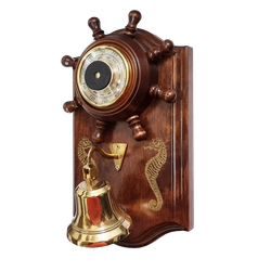 Бриг+ барометр с рындой и штурвалом