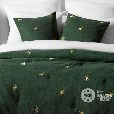 Стеганое покрывало на кровать БЭЛЛИИ (арт. BL02-294-04) - изумрудное