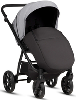 Детская коляска Tutis Leo 3 Plus 3 в 1 с автокреслом Beno Black 1582227 Stone Grey