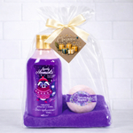 Набор женский Гель + Полотенце + Бомбочка