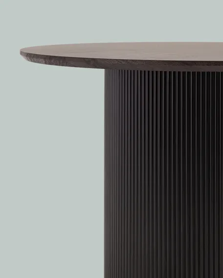 Стол Ballet Ø100 см, темное дерево