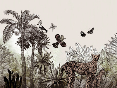 Дизайнерские обои Wall Street Zoo