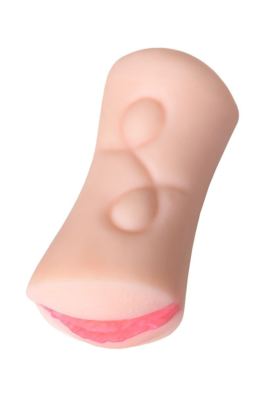 Телесный двусторонний мастурбатор Rich Fruit - вагина и анус (Цвет: телесный)