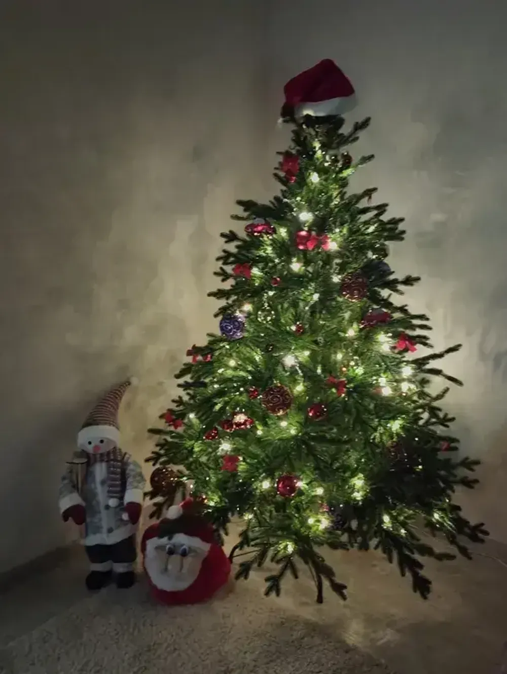 Елка с гирляндой встроенной «Вега» (Литая хвоя) 3 м