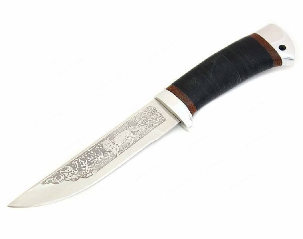 Нож НС-20 с кожаными ножнами