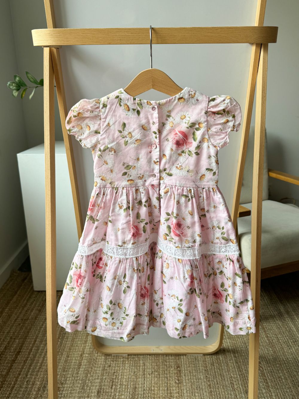 Хлопковое платье Monnalisa, 98