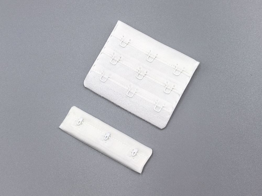 Застежка, 3х3, 6,2 см, белая, (Арт: Z3/6,2-001), шт