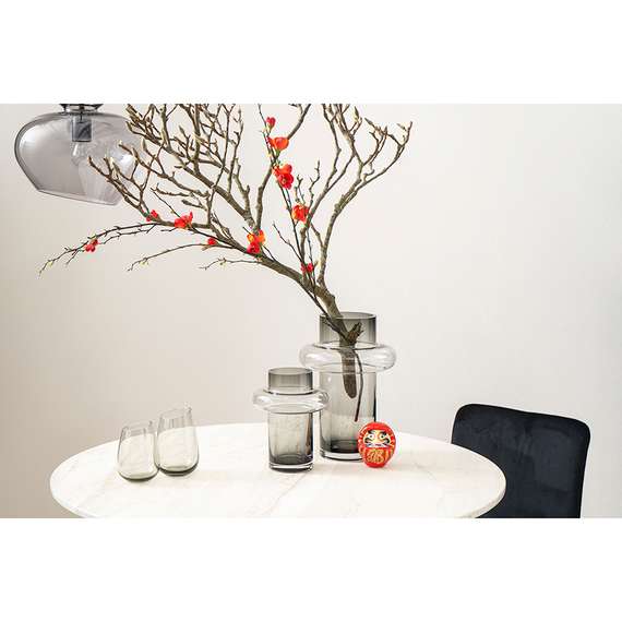 Ваза для цветов Vayr, 30 см, серая