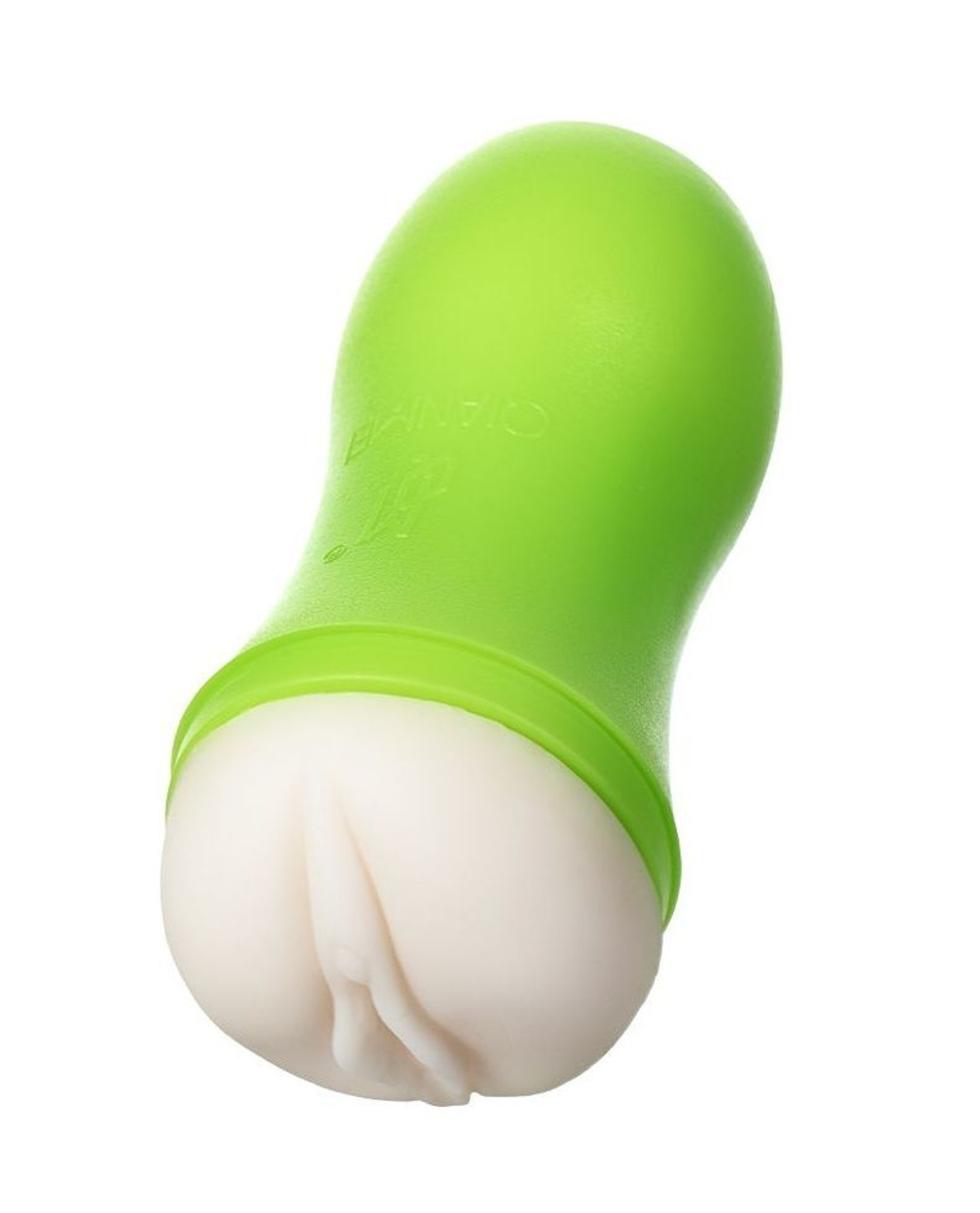 Мастурбатор-вагина A-Toys в зеленой колбе (Цвет: телесный)