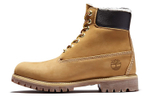 Timberland 6 Inch Premium Waterproof Warm Lined Boot "Wheat Nubuck"