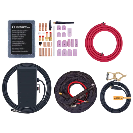 OSA START modelTIG 205 AC/DC TIG PULSE Установка аргонодуговой сварки 3W205AP — полупрофессиональный аргонодуговой сварочный аппарат tig для монтажников, 205 А