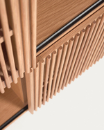 Стеллаж Beyla из массива дуба с дубовым шпоном 84,3 x 170 см