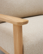 Диван Tirant 3-местный из массива тикового дерева 212 см 100% FSC