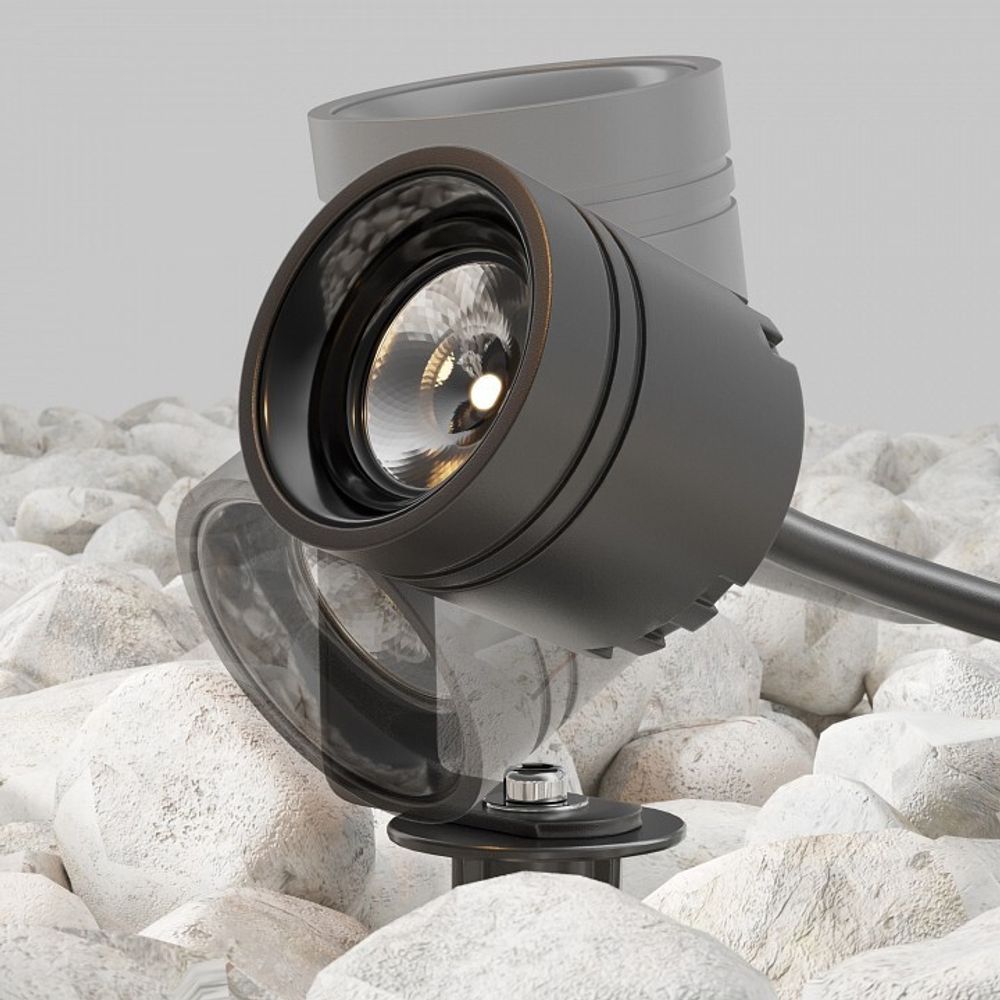 Наземный низкий светильник Maytoni Clyde O493FL-L3GF3K