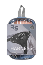 Женские трусики для страпона Emery c вагинальной пробкой (Цвет: телесный с черным)