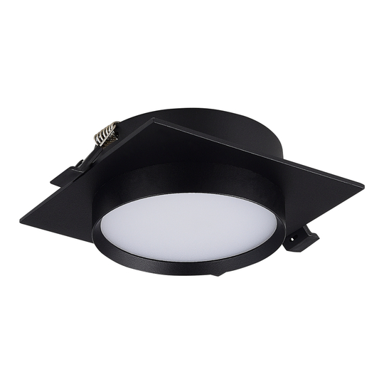 Светильник встраиваемый светодиодный, черный, Встраиваемые светильники, GX53, 50