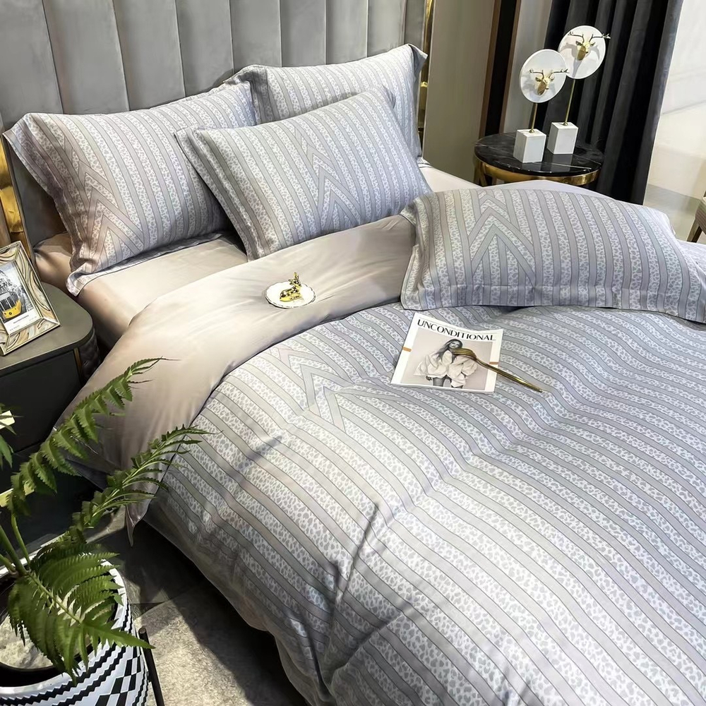 Постельное белье из тенселя Animalistic Gray