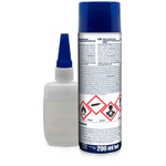 Клей цианакрилатный двухкомпонентный Tytan Quiсk Fix прозрачный 200 мл, 50 гр