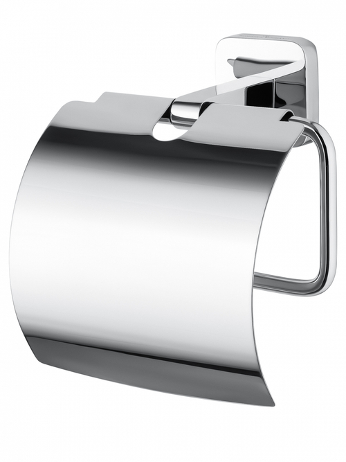 Держатель для туалетной бумаги с крышкой WONZON & WOGHAND STILL, Хром (WW-6626)