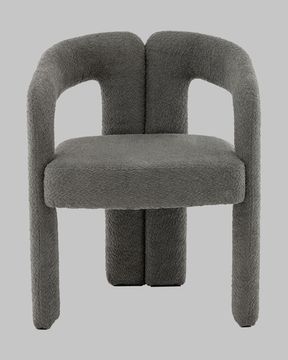 Стул Болинджер букле темно-серый