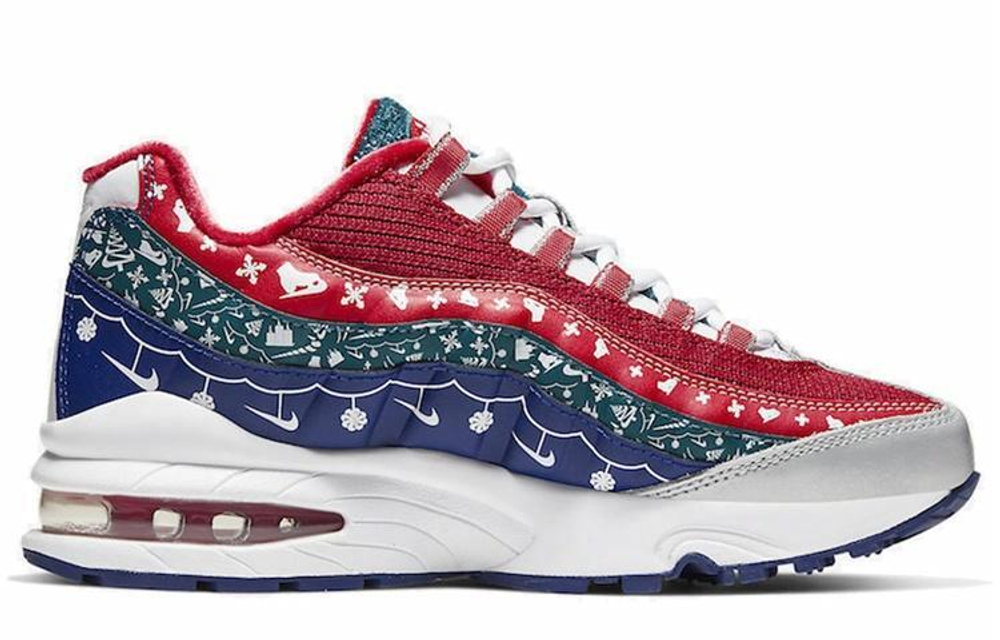 Кроссовки Nike Air Max 95 Christmas Sweater (Женская размерная сетка)