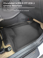 Автомобильные коврики ЭВА с бортами для Hyundai ix35 II (17-23г.) China Market