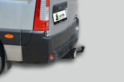 Фаркоп(прицепное) Лидер-Плюс для RENAULT MASTER (фургон) 2010 - ... г. в.(паспорт и сертификат в комплекте)(без электрики)R121-FC