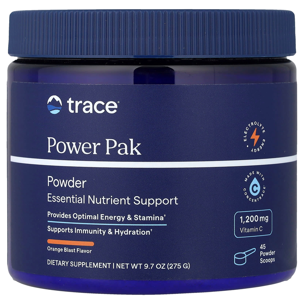Trace, Power Pak, апельсин, 275 г