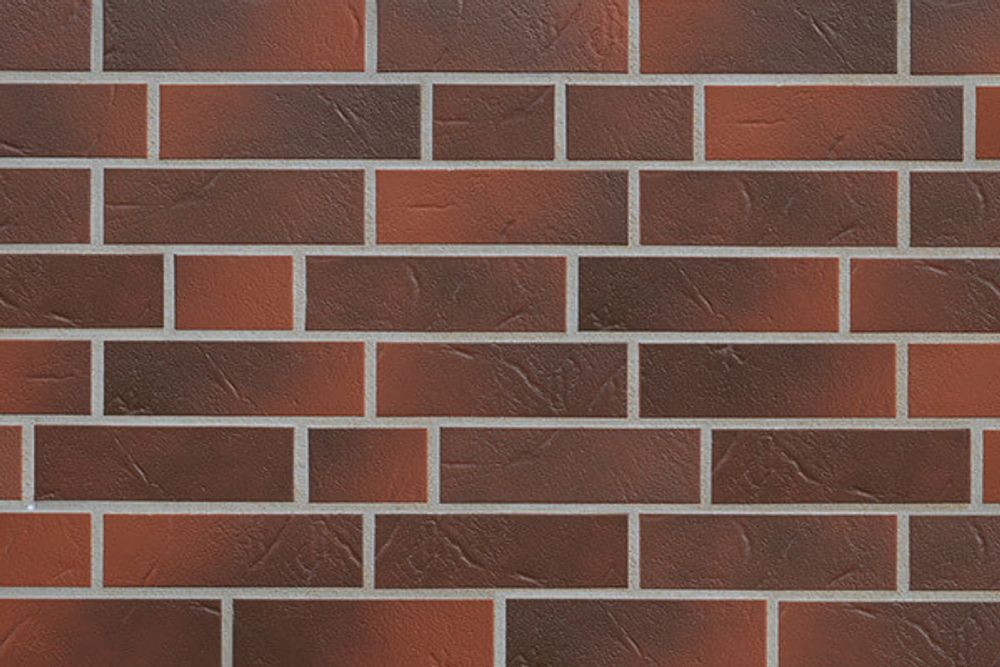 ABC - Rotbunt, struktur, 240х71х8, NF - Клинкерная плитка для фасада и внутренней отделки