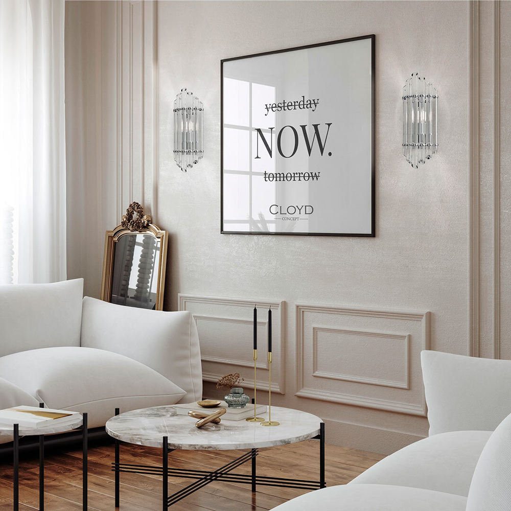 Бра Cloyd HARP W1 / выс. 50 см - хром (арт.20149)