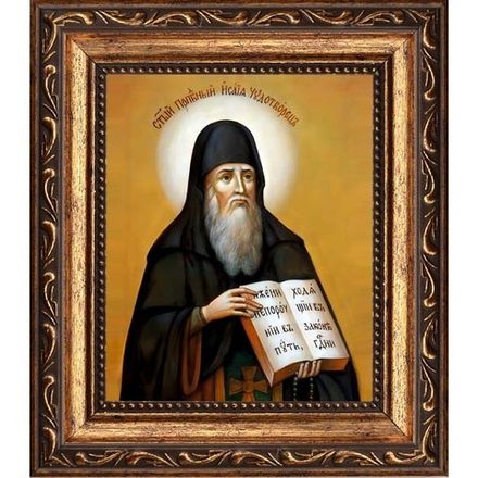 Исаия Печерский преподобный. Икона на холсте.