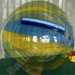 Аттракцион Водный шар ПВХ «Желтый» 1,5*1,5*1,5 м