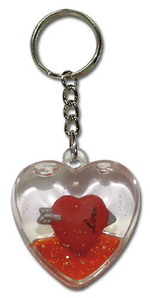 Брелок Сердце (Цвет: прозрачный)