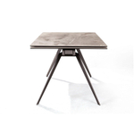 Стол раскладной Grant (160+40+40), мрамор испанская керамика светлый