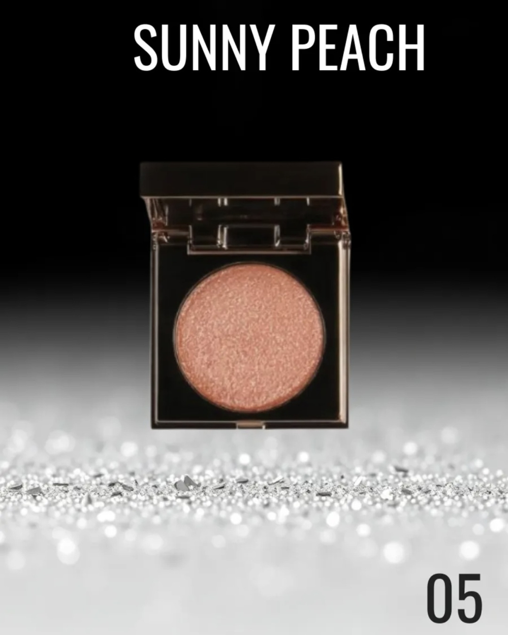 Sen Sulu глиттер прессованные Sparkle mood 05 Sunny Peach