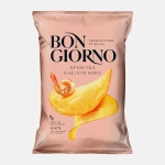 Чипсы Bon Giorno натуральные Креветка в белом вине 80г