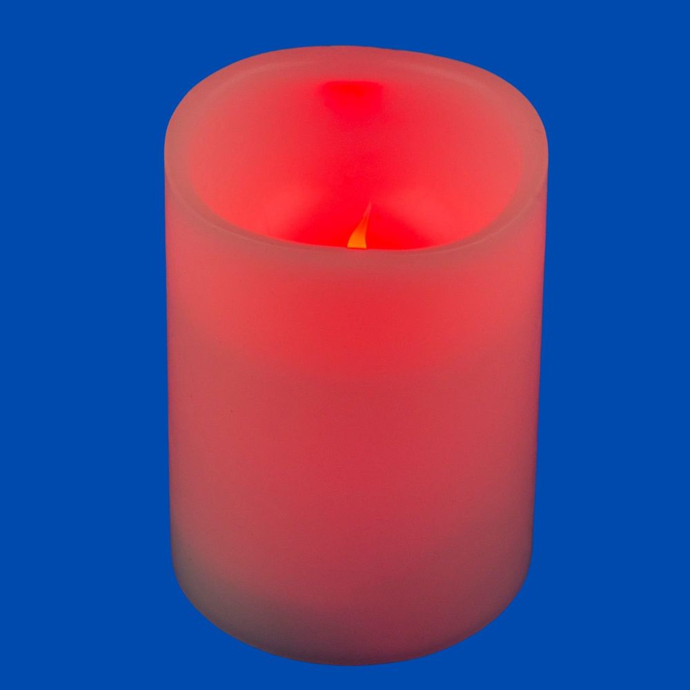 ULD-F052 RGB RC CANDLE Фигура светодиодная Свеча на батарейках 2АА не в-к. 7.5х10 см. 1 светодиод. RGB свет. Пульт ДУ в-к. TM Uniel