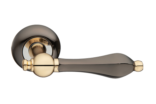 Ручка Palidore A-61BH/PB Чёрный никель/Золото