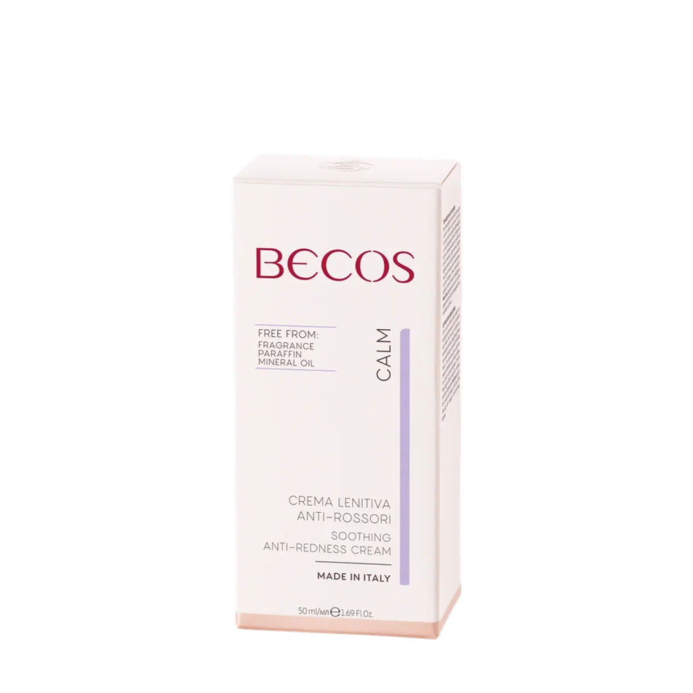 BECOS Успокаивающий крем от покраснений-SOOTHING ANTI-REDNESS CREAM,50 мл