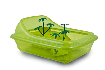 MP-Bergamo ISCHIA MINI пластиковая чаша для черепах 38х31х17