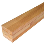 Брус клееный радиальный из лиственницы 84x86 мм