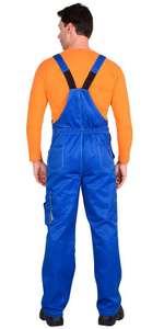 Полукомбинезон Васильковый со светло-серым