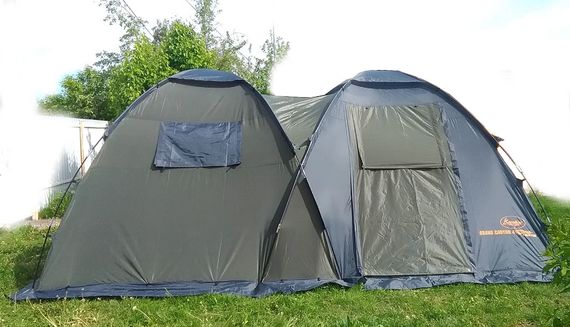 Палатка Canadian Camper GRAND CANYON 4, цвет forest, вид сбоку.